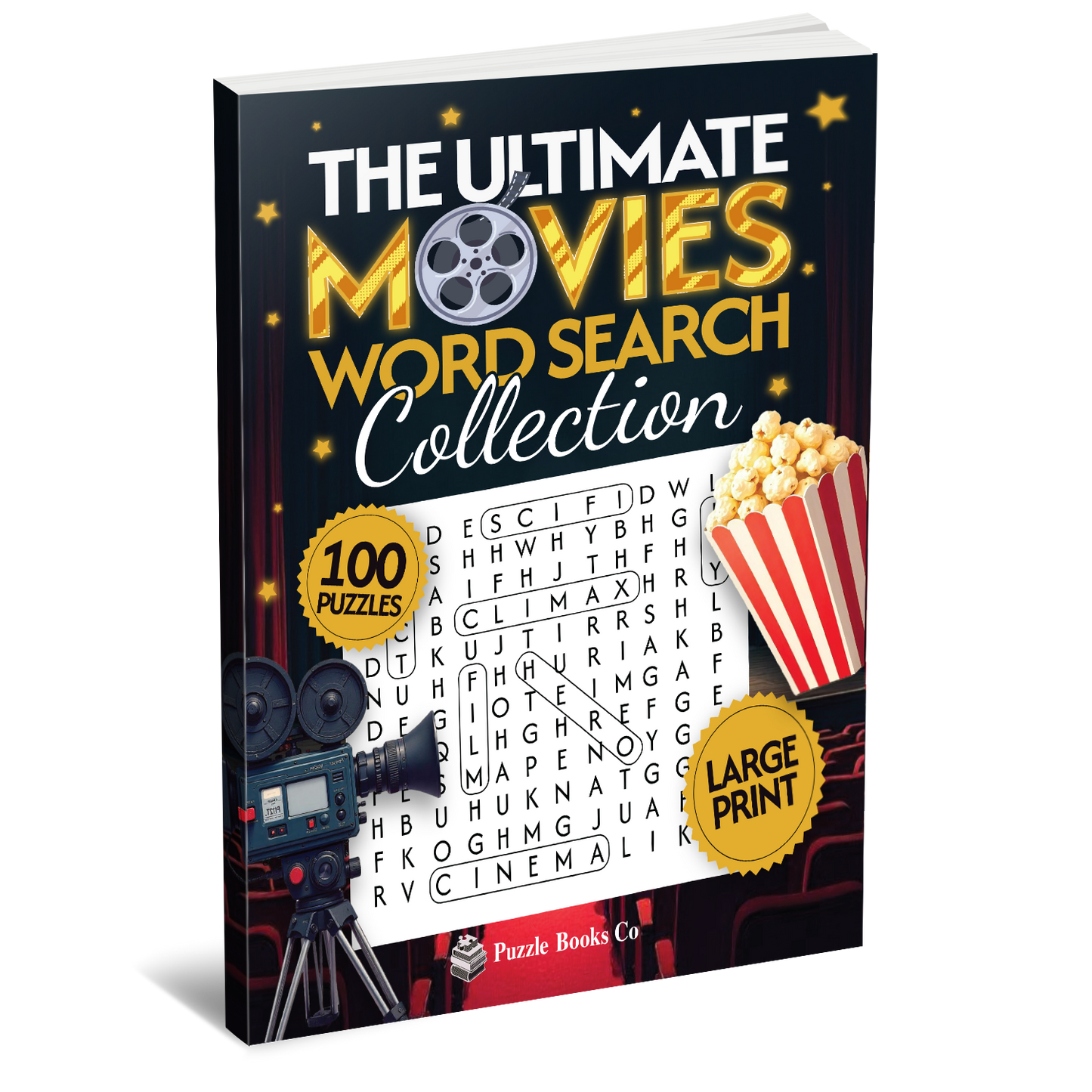 The Ultimate Movies Word Search Collection for Adults and Seniors
