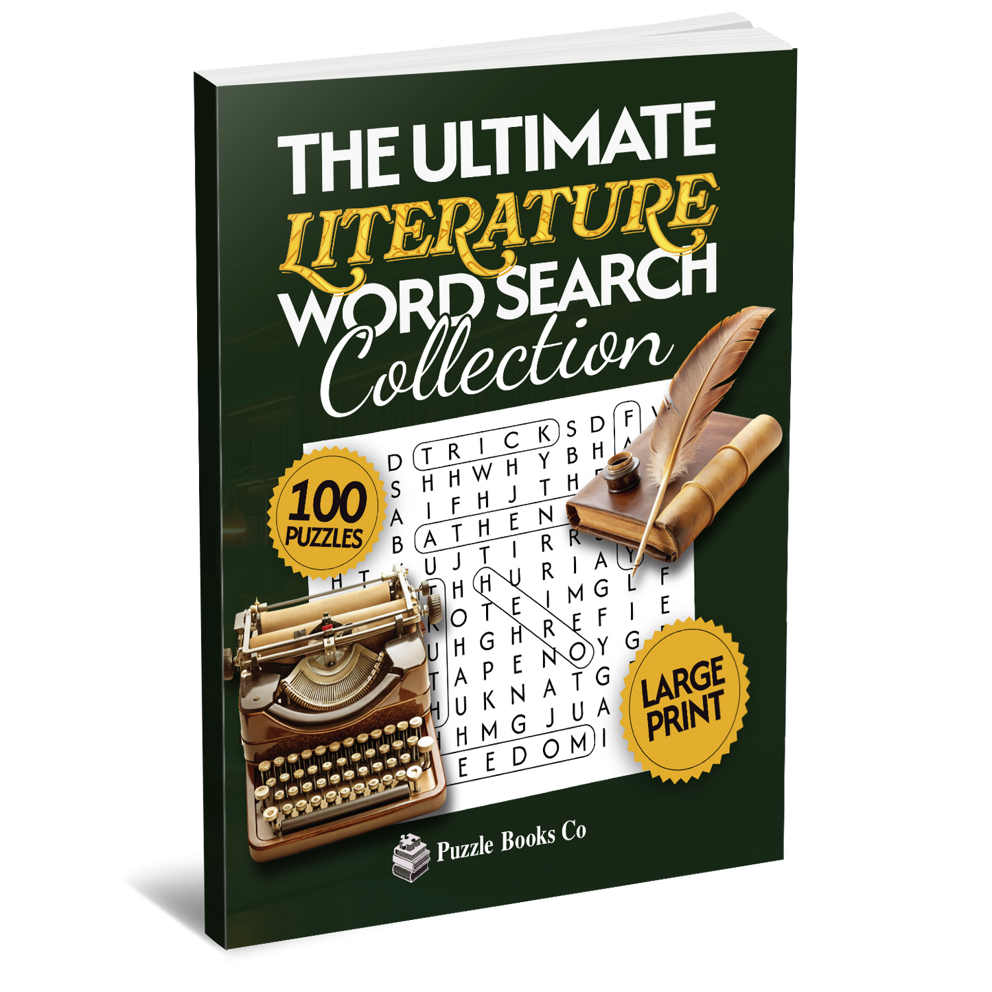 The Ultimate Literature Word Search Collection for Adults and Seniors