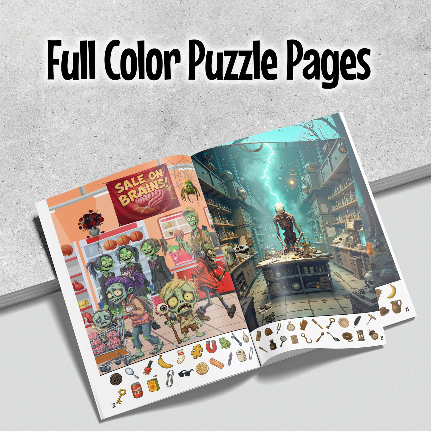 Lost And Found: Hidden Picture Seek & Find Puzzles for Adults