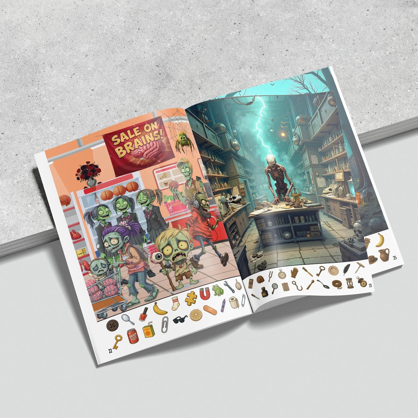 Lost And Found - Halloween Edition: Hidden Picture Seek & Find Puzzles for Adults and Teens