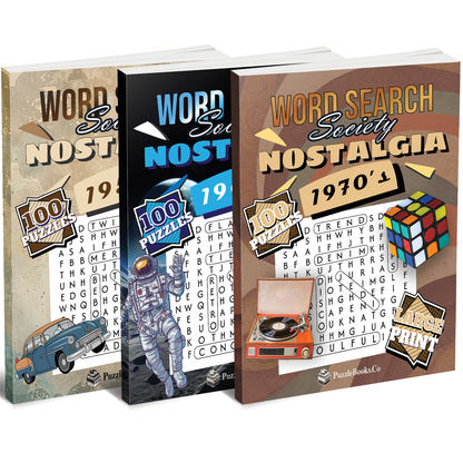 Word Search Society - Nostalgia Bundle 1