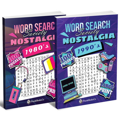 Word Search Society - Nostalgia Bundle 2
