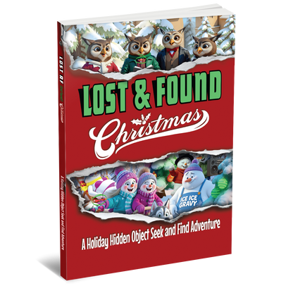 Lost And Found - Christmas Edition: Hidden Pictures Puzzle Book for Adults