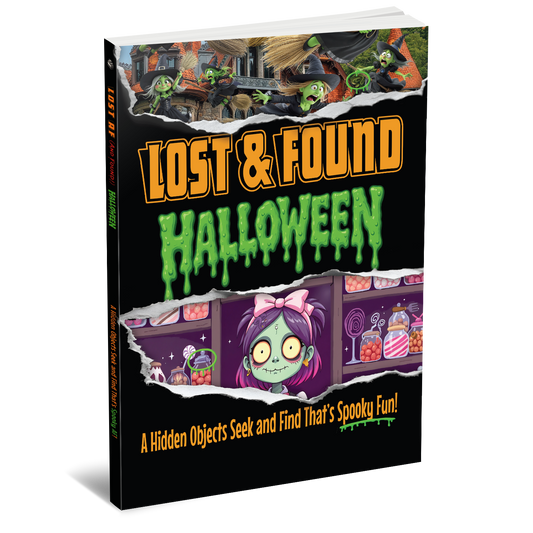 Lost And Found - Halloween Edition: Hidden Picture Seek & Find Puzzles for Adults and Teens