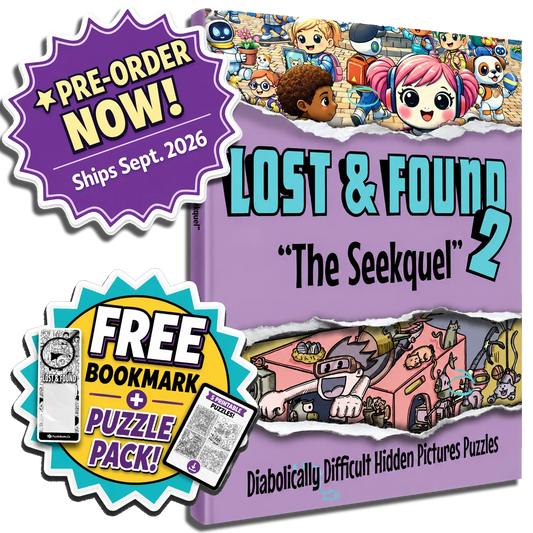 Lost And Found 2: "The Seekquel" - Difficult Hidden Pictures Seek & Find Puzzles