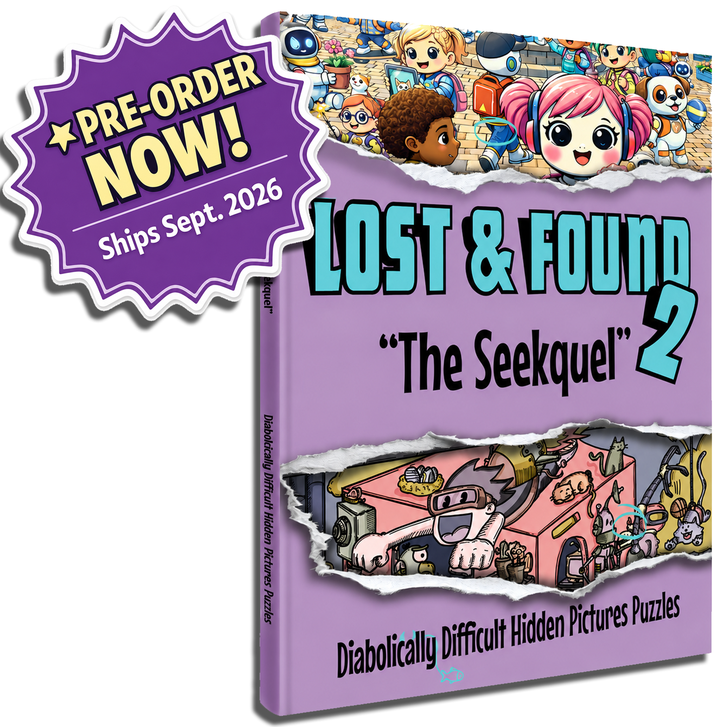 Lost And Found 2: "The Seekquel" - Difficult Hidden Pictures Seek & Find Puzzles