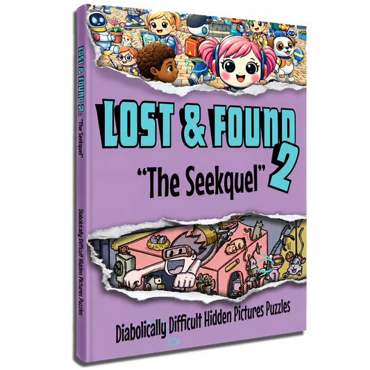 Lost And Found 2: "The Seekquel" - Difficult Hidden Pictures Seek & Find Puzzles