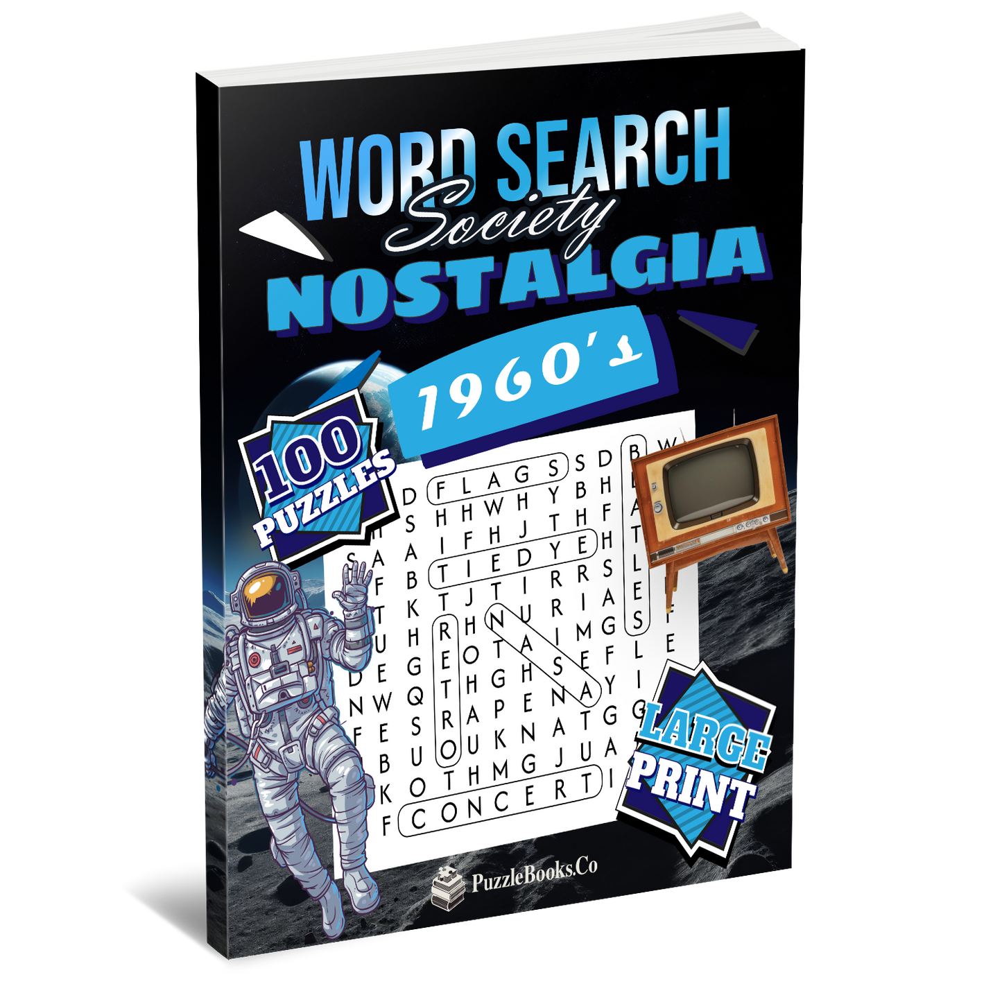 Word Search Society - 1960's Nostalgia [Large Print]