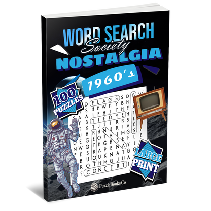 Word Search Society - 1960's Nostalgia [Large Print]