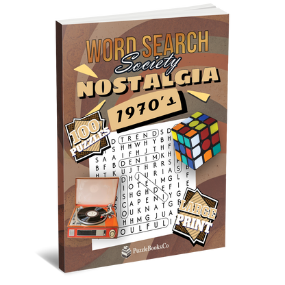 Word Search Society - 1970's Nostalgia [Large Print]