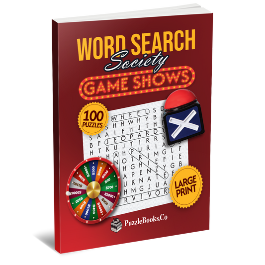 Word Search Society - Game Shows [Large Print]