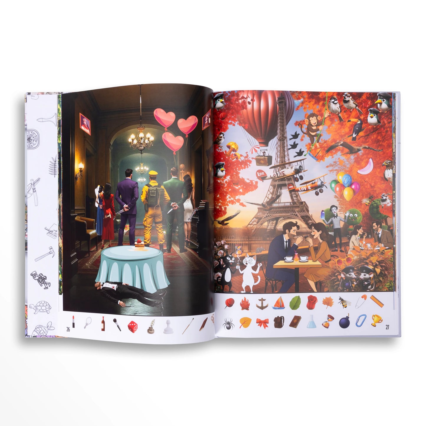 Lost And Found: Hidden Picture Seek & Find Puzzles for Adults and Teens