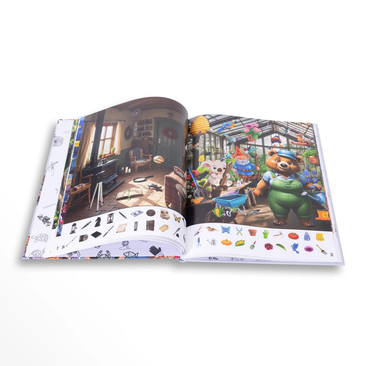 Lost And Found: Hidden Picture Seek & Find Puzzles for Adults and Teens