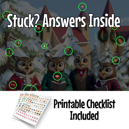 Lost And Found - Christmas Edition: Hidden Pictures Puzzle Book for Adults