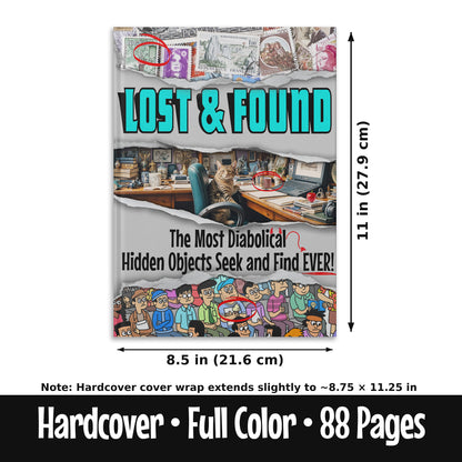 Lost And Found: Hidden Picture Seek & Find Puzzles for Adults