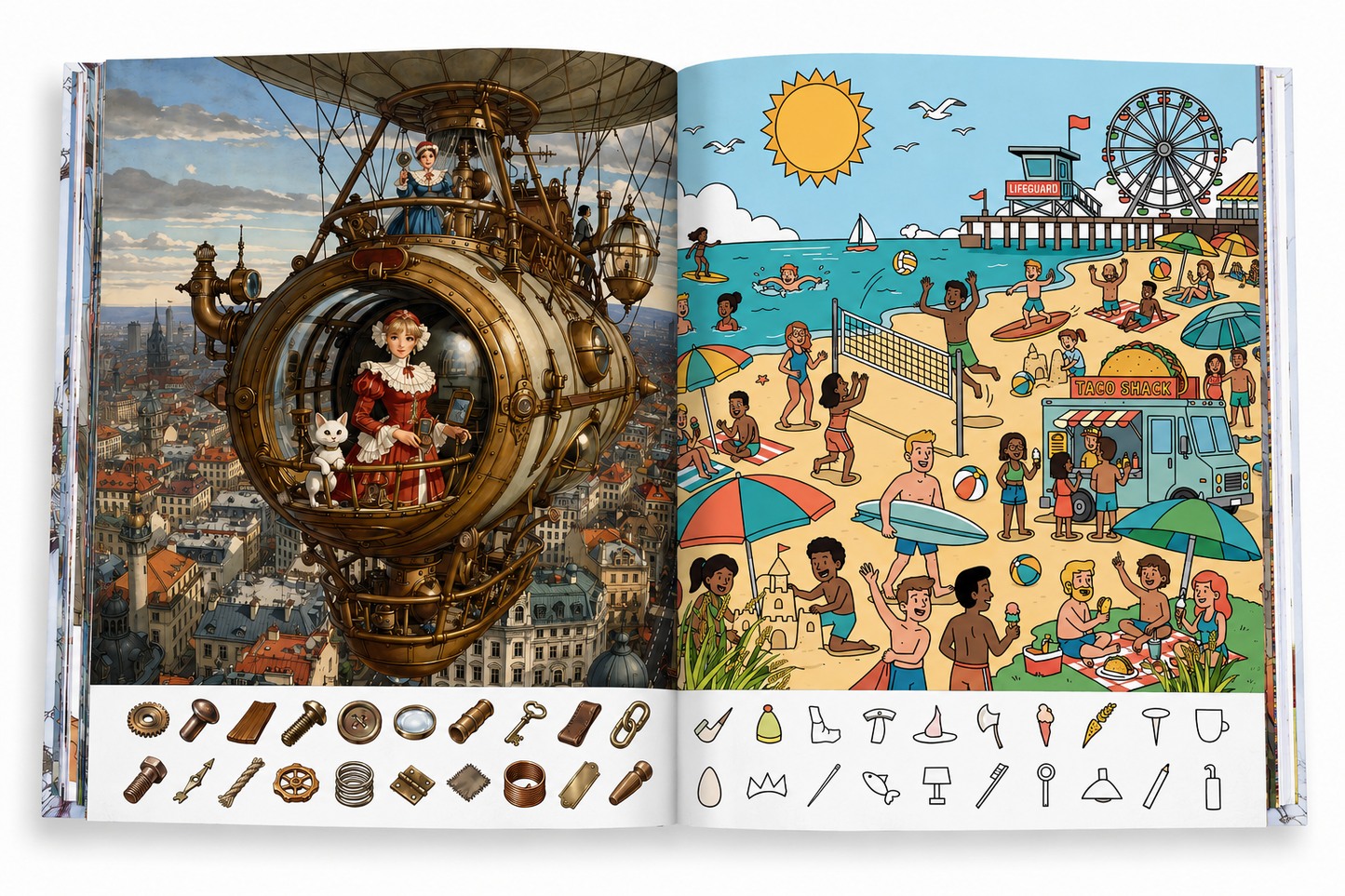 Lost And Found 2: "The Seekquel" - Difficult Hidden Pictures Seek & Find Puzzles