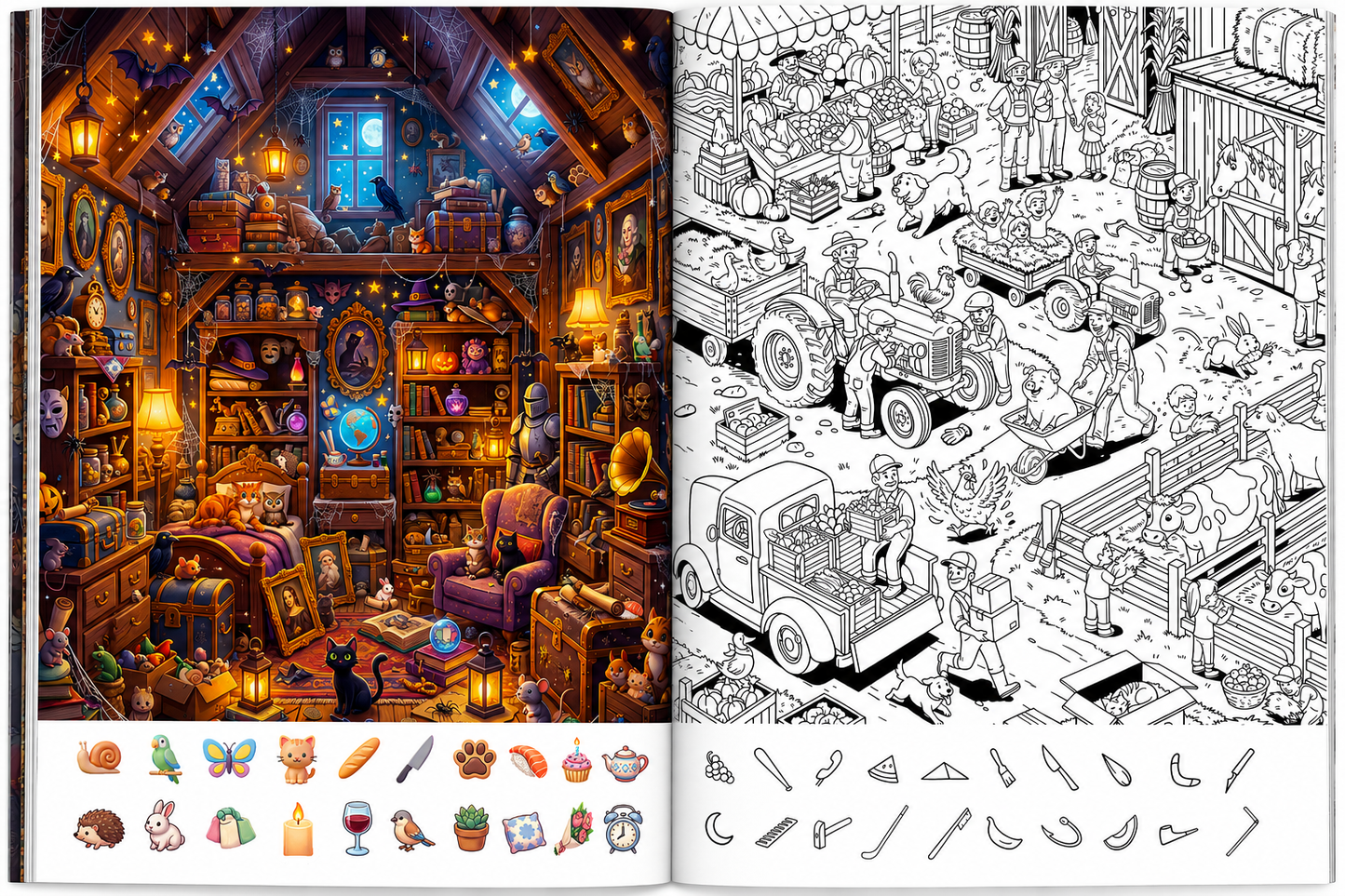 Lost And Found 2: "The Seekquel" - Difficult Hidden Pictures Seek & Find Puzzles