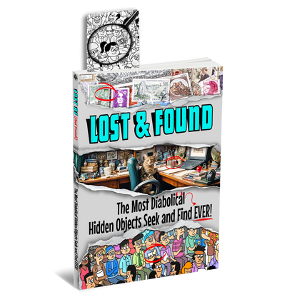 Lost & Found 3X Magnifying Bookmark – Designed for Hidden Object Books