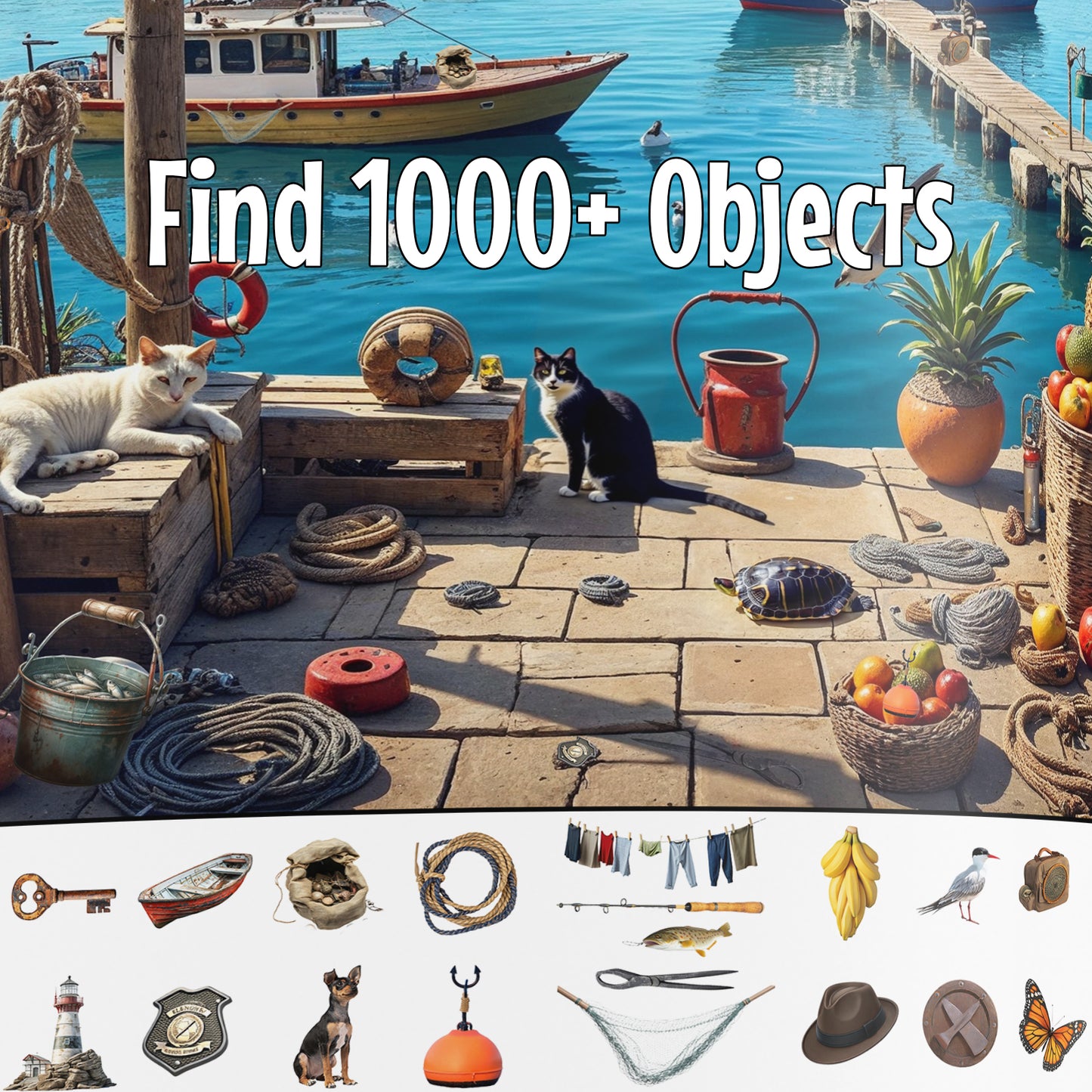 Lost And Found: Hidden Object Book for Adults