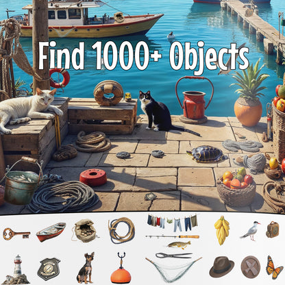 Lost And Found: Hidden Object Book for Adults
