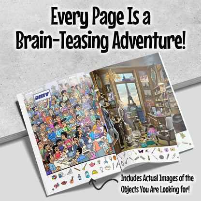 Lost And Found: Hidden Object Book for Adults