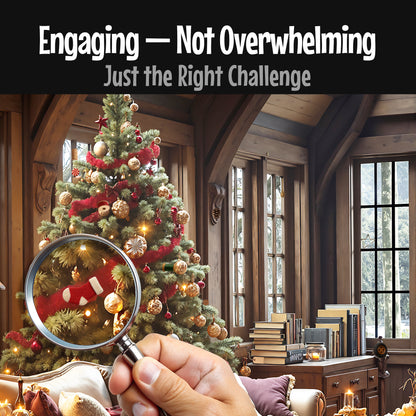 Lost And Found - Christmas Edition: Hidden Pictures Puzzle Book for Adults