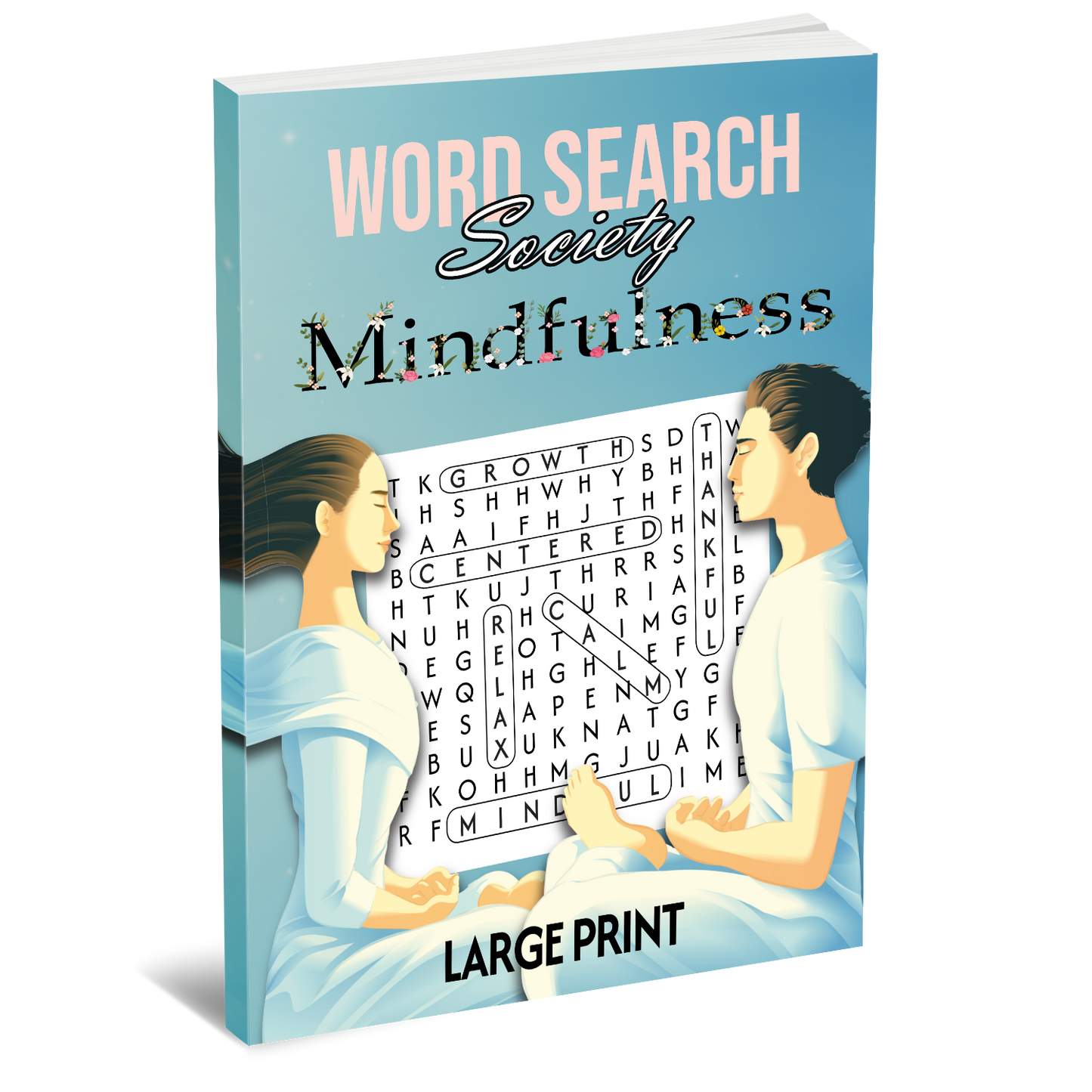 Word Search Society - Mindfulness [Large Print]