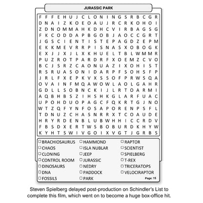 Word Search Society - Movies [Large Print]