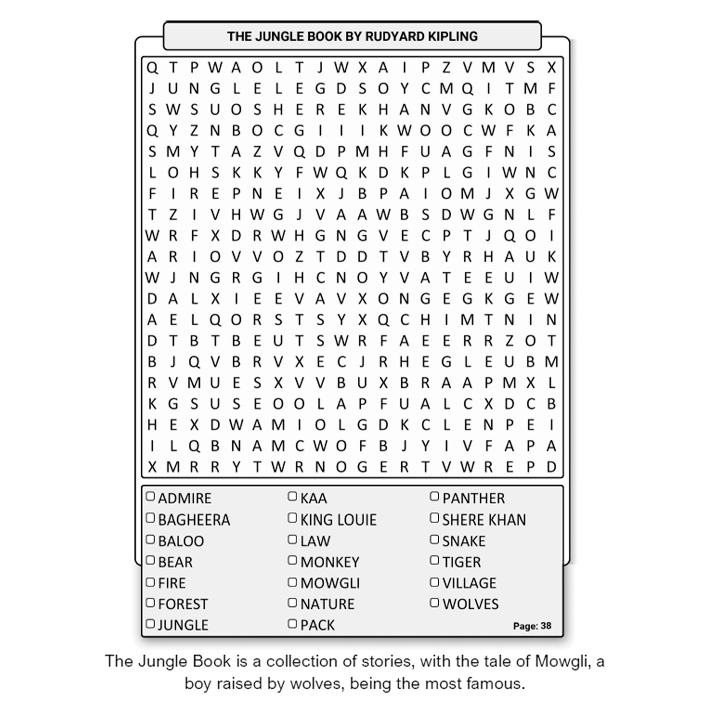 Word Search Society - Literature [Large Print]