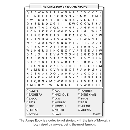 Word Search Society - Literature [Large Print]