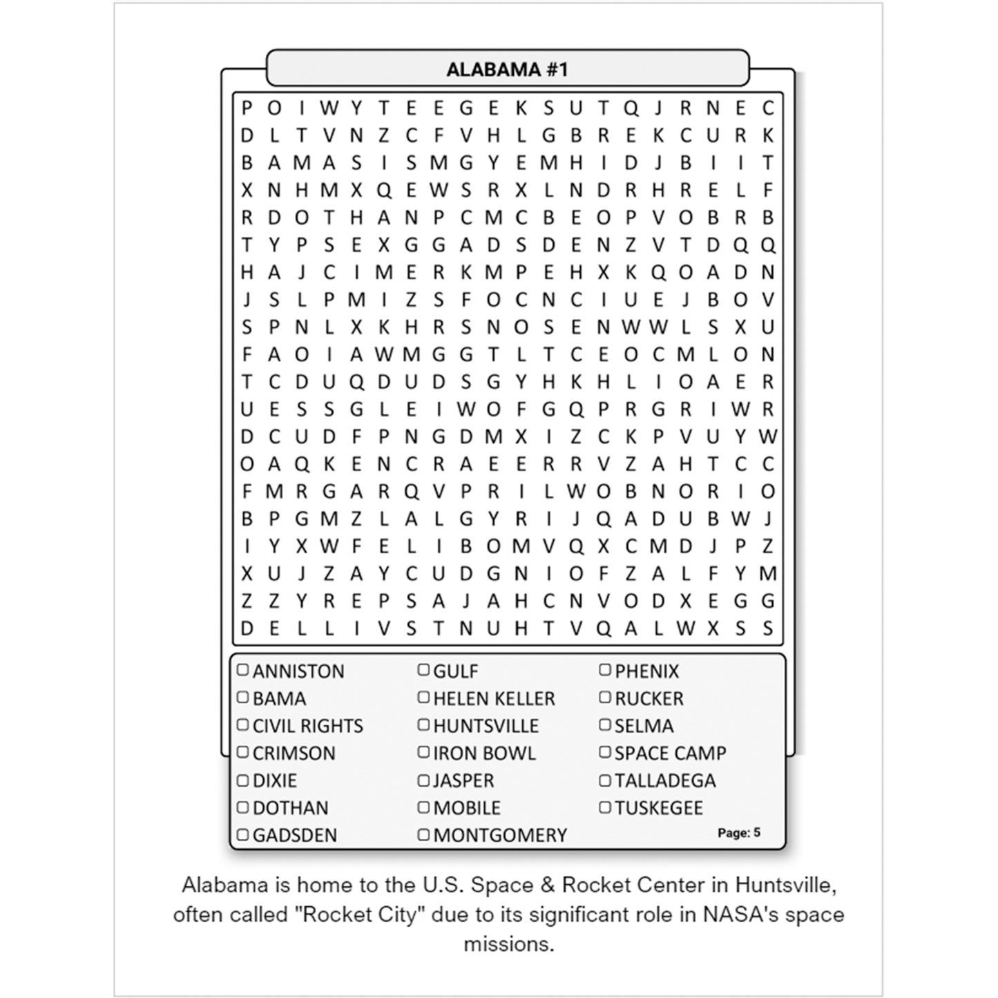 Word Search Society - USA Geography [Large Print]