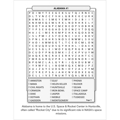 Word Search Society - USA Geography [Large Print]