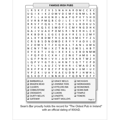 Word Search Society - St. Patrick's Day [Large Print]