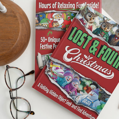Lost And Found - Christmas Edition: Hidden Pictures Puzzle Book for Adults
