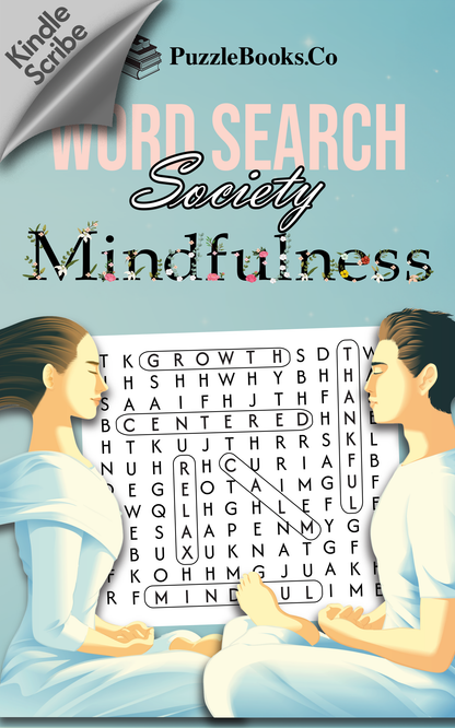 Word Search Society - Mindfulness - eBook [Kindle Scribe]