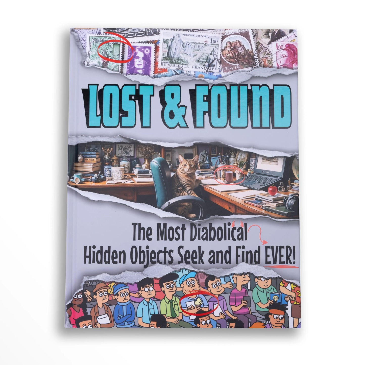 Lost And Found: Hidden Picture Seek & Find Puzzles for Adults and Teens